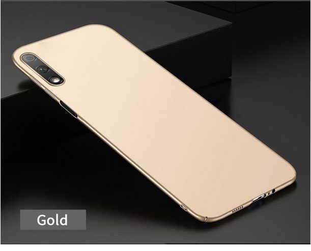 Пластмасов твърд калъф /златен/ за Huawei Y9s (Honor 9X) 