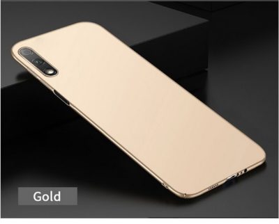 Пластмасов твърд калъф /златен/ за Huawei Y9s (Honor 9X) 