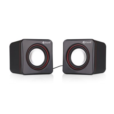 Тонколони Kisonli V400, 3W*2, USB, Черни
