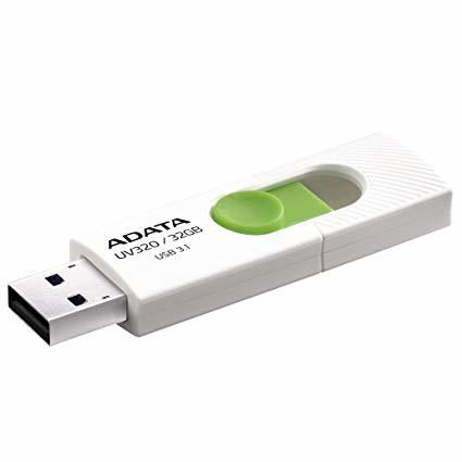 Флаш памет 32GB USB3 UV320 ADATA WHITE