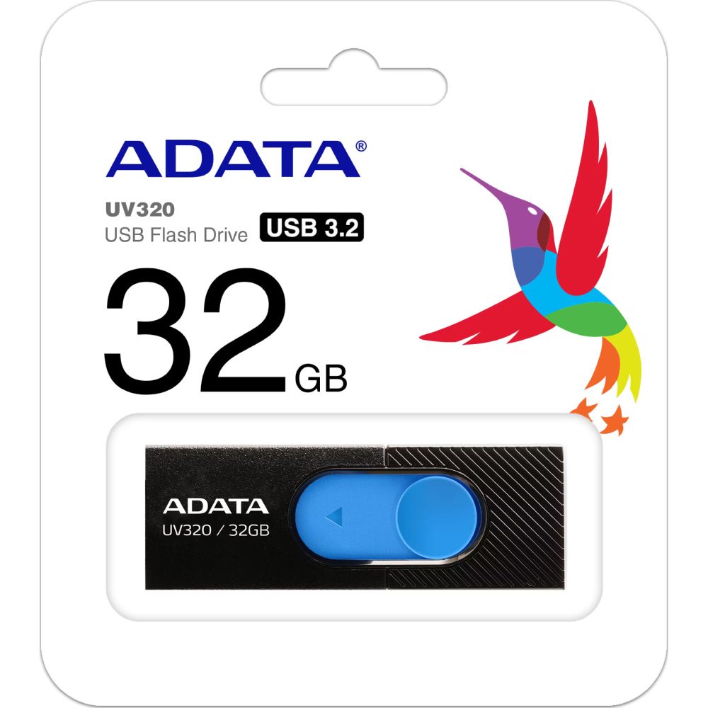 Флаш памет 32GB USB3 UV320 ADATA BLACK