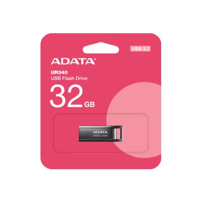 Флаш памет 32GB USB3 UR340 ADATA METAL BK