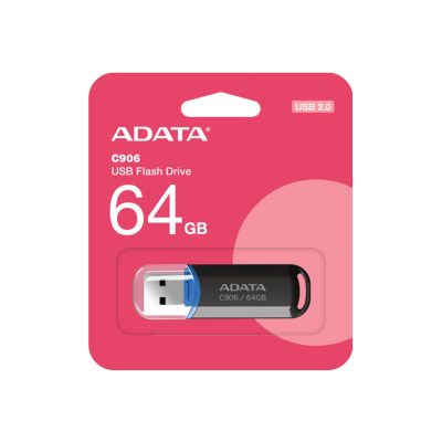 Флаш памет 64GB USB C906 ADATA BLACK