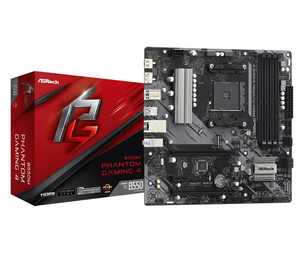 Дънна платка ASROCK B550M PHANTOM GAMING 4