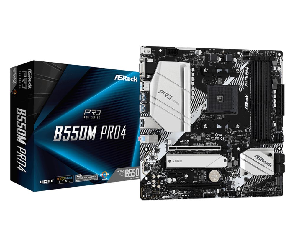 Дънна платка ASROCK B550M PRO4 /AM4