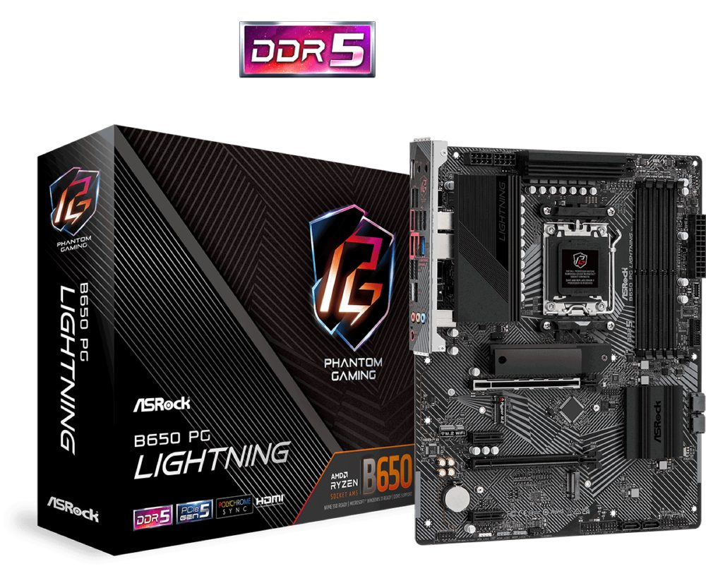 Дънна платка ASROCK B650 PG LIGHTNING /AM5