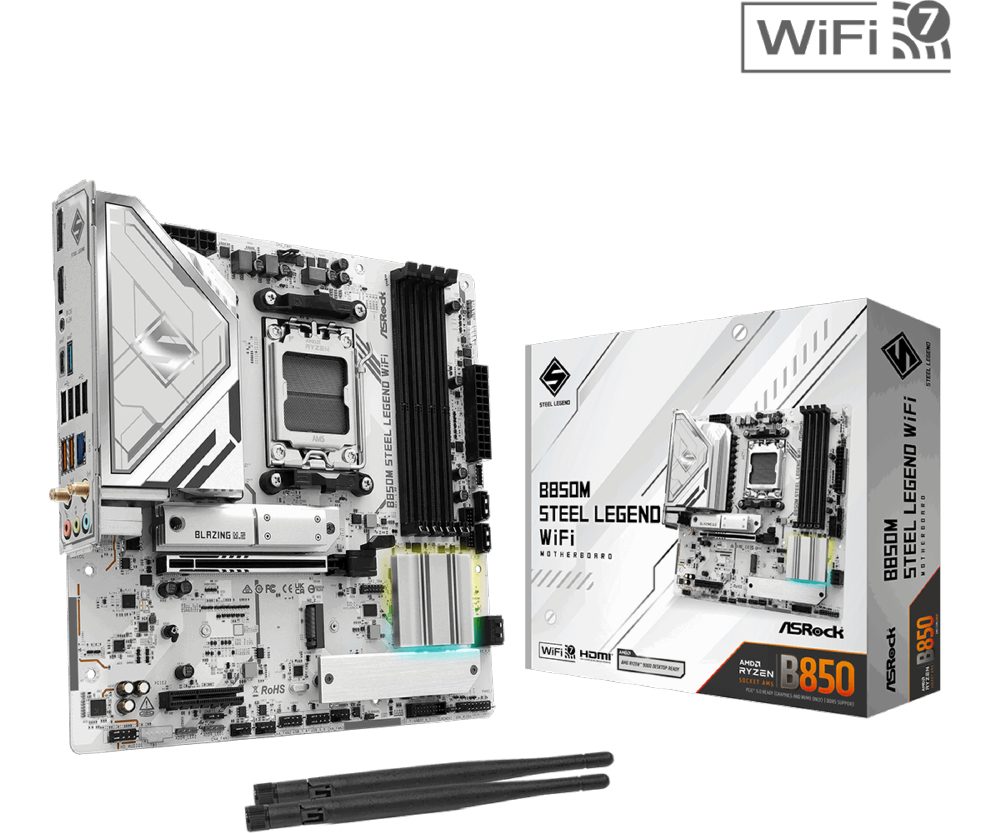 Дънна платка ASROCK B850M STEEL LEGEND WIFI