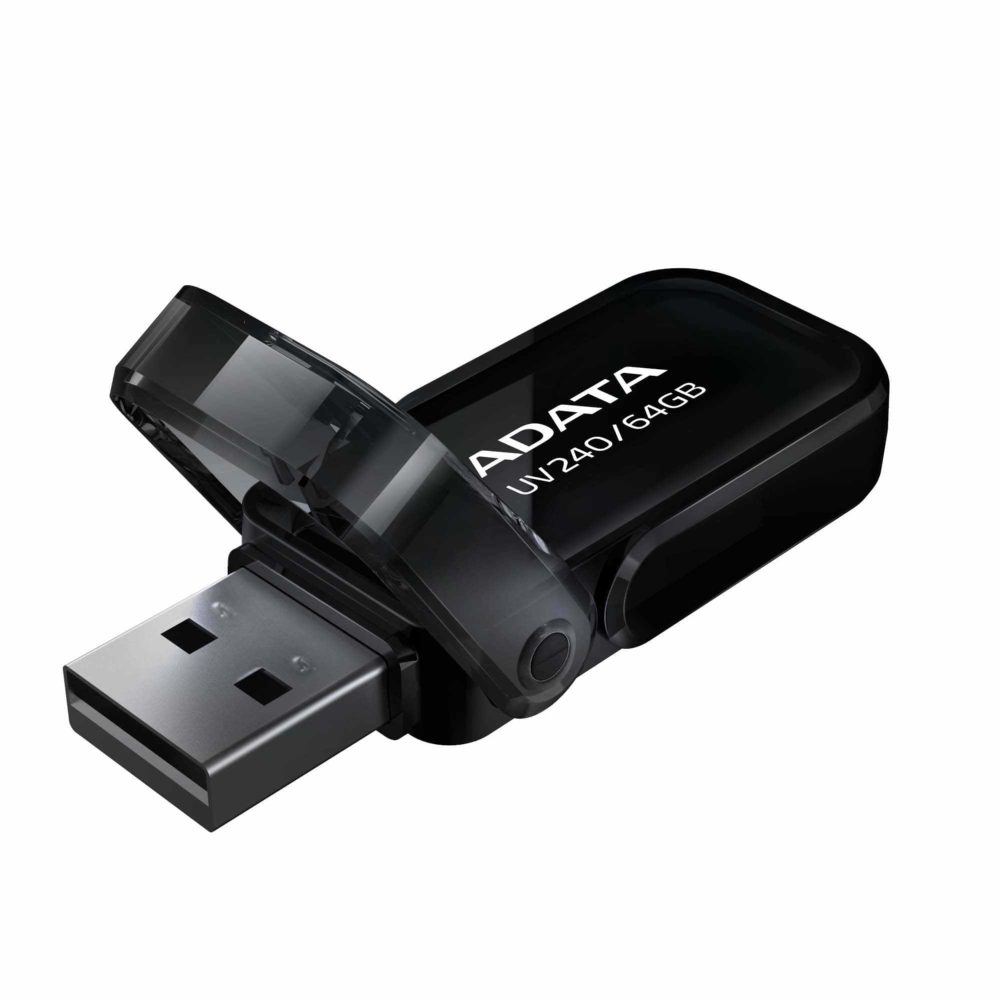 Флаш памет 64GB USB UV240 ADATA BLACK