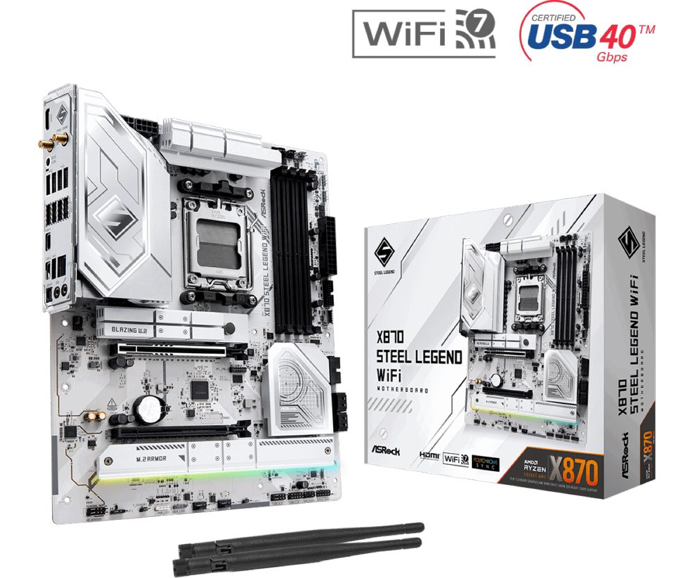 Дънна платка ASROCK X870 STEEL LEGEND WIFI