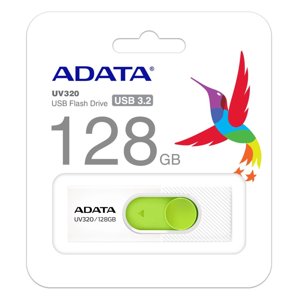 Флаш памет 128GB USB3.2 UV320 ADATA WHITE