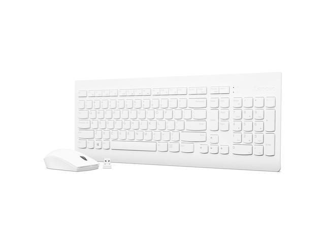 Комплект клавиатура и мишка LENOVO WL DESKTOP 510 WHITE