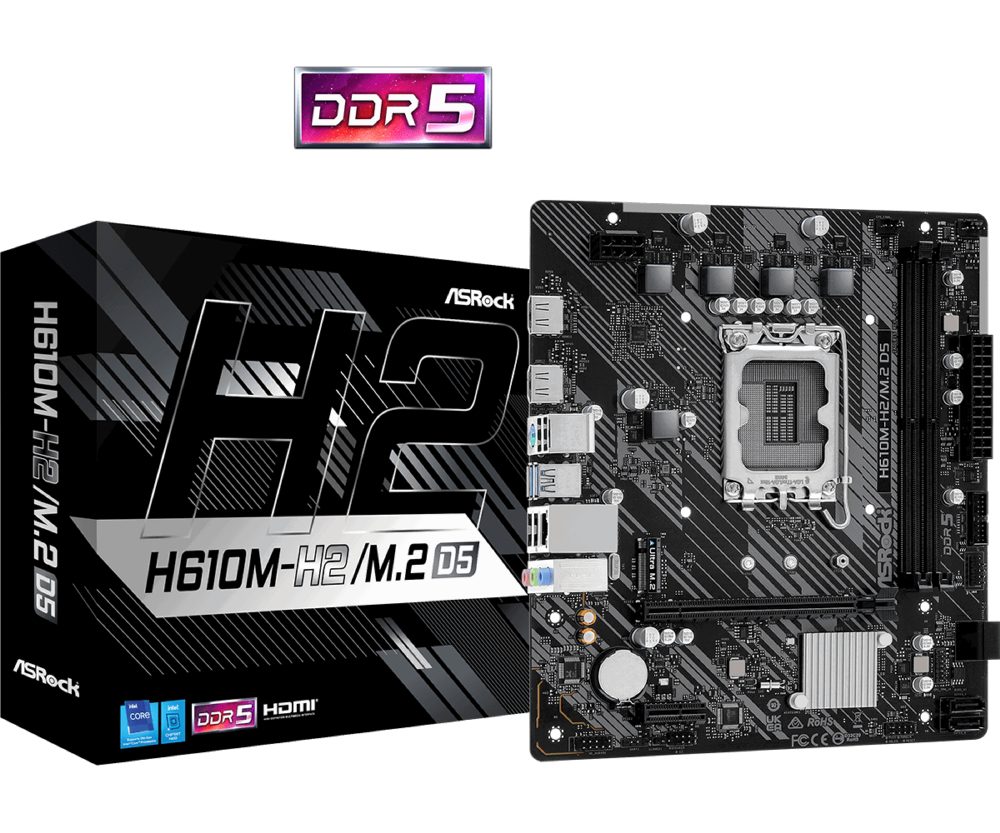 Дънна платка ASROCK H610M-H2/M.2 D5