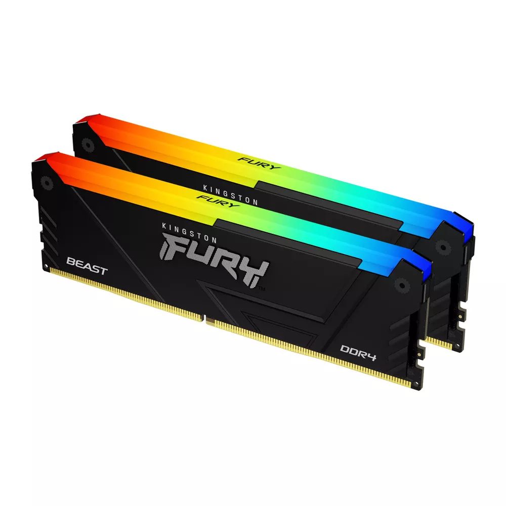 Памет RAM 2X8G DDR4 3200 KINGS FURY RGB