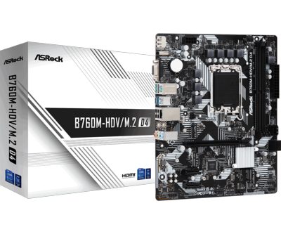 Дънна платка ASROCK B760M-HDV/M.2 D4