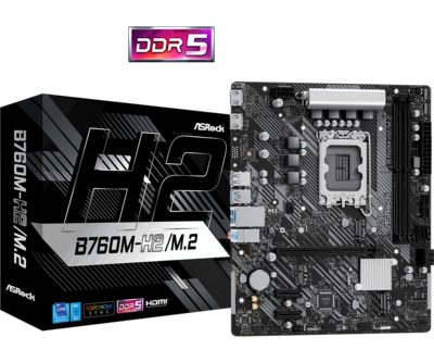 Дънна платка ASROCK B760M-H2/M.2 /D5/1700