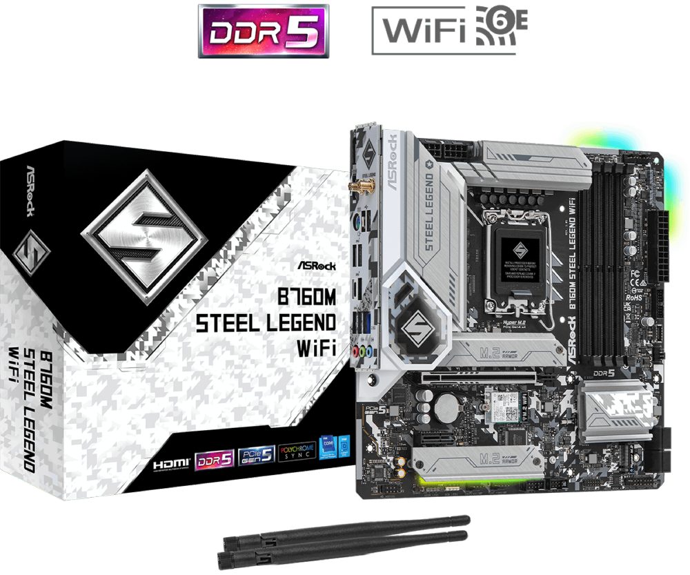 Дънна платка ASROCK B760M STEEL LEGEND WIFI