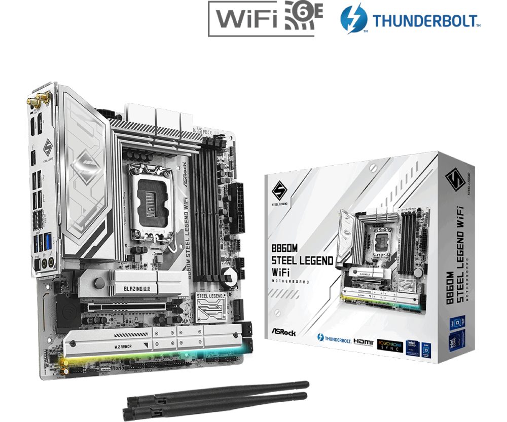 Дънна платка ASROCK B860M STEEL LEGEND WIFI