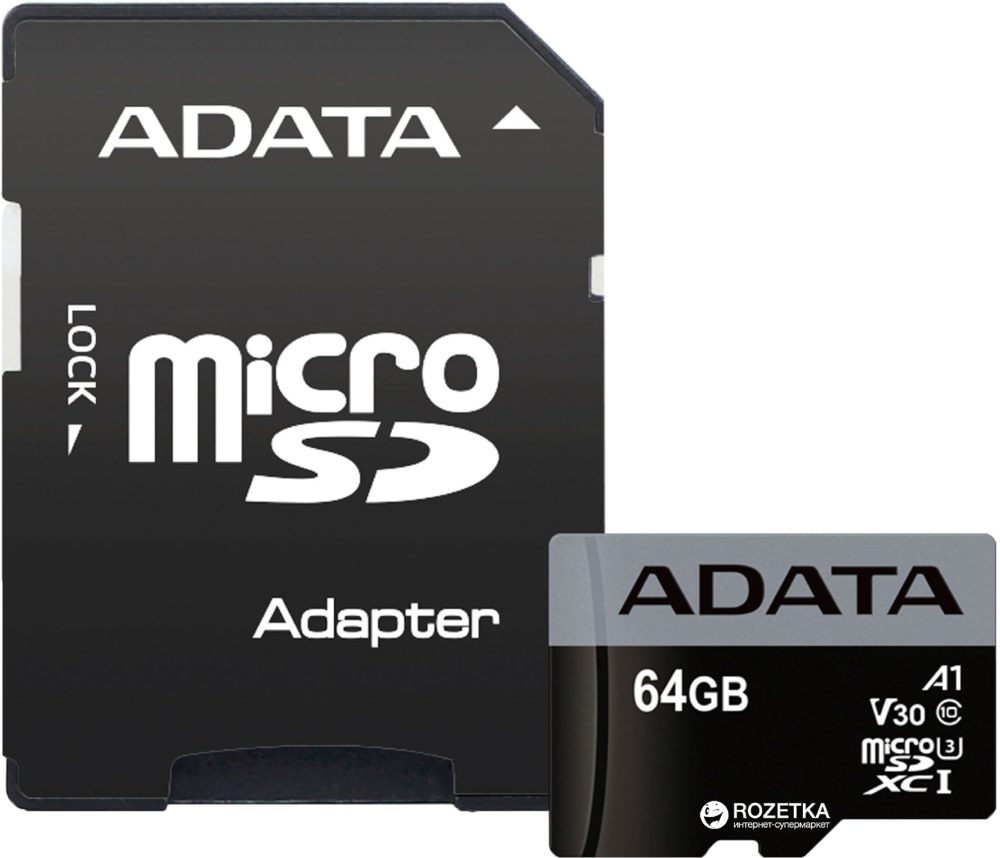 Карта памет 64G SDXCM+A UHS-I U3 V30 ADATA