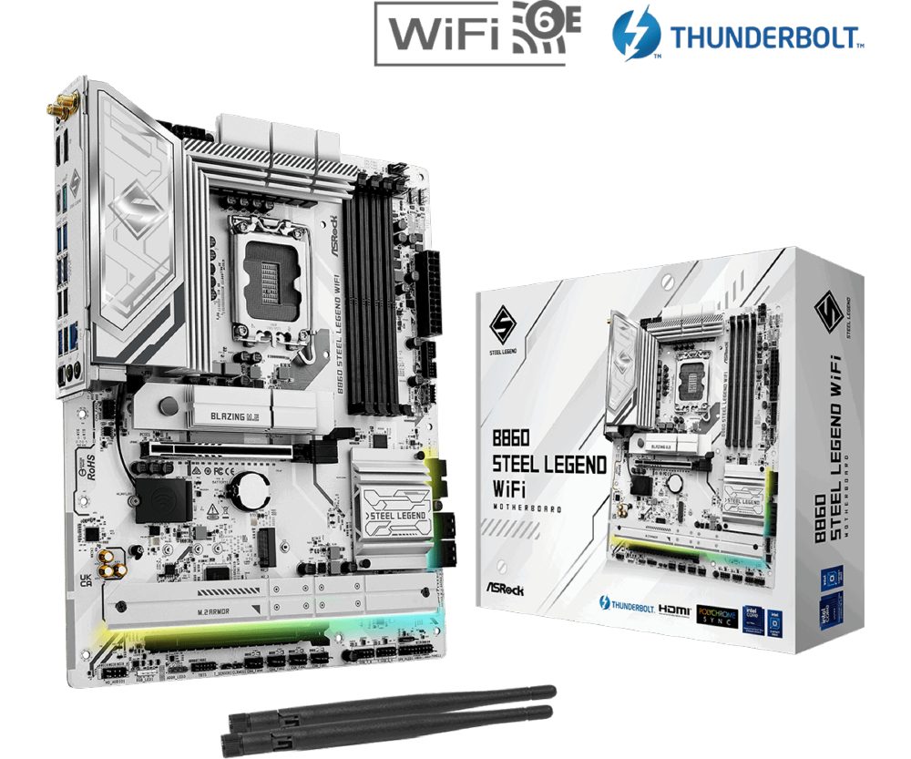 Дънна платка ASROCK B860 STEEL LEGEND WIFI
