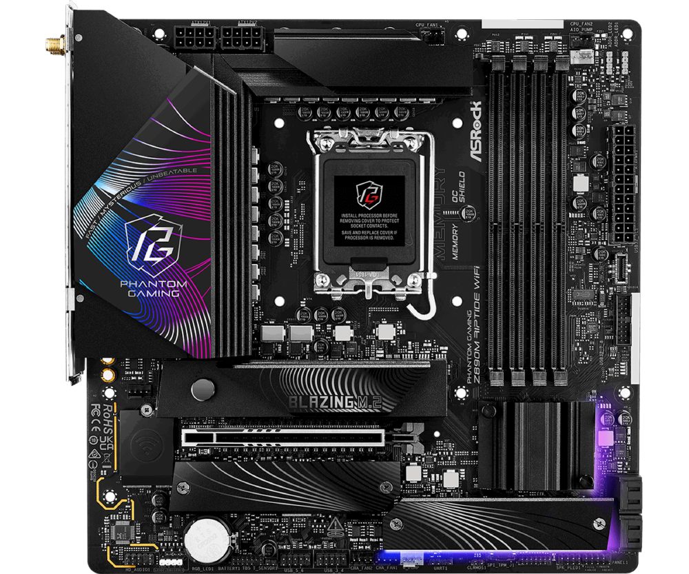 Дънна платка ASROCK Z890M RIPTIDE WIFI