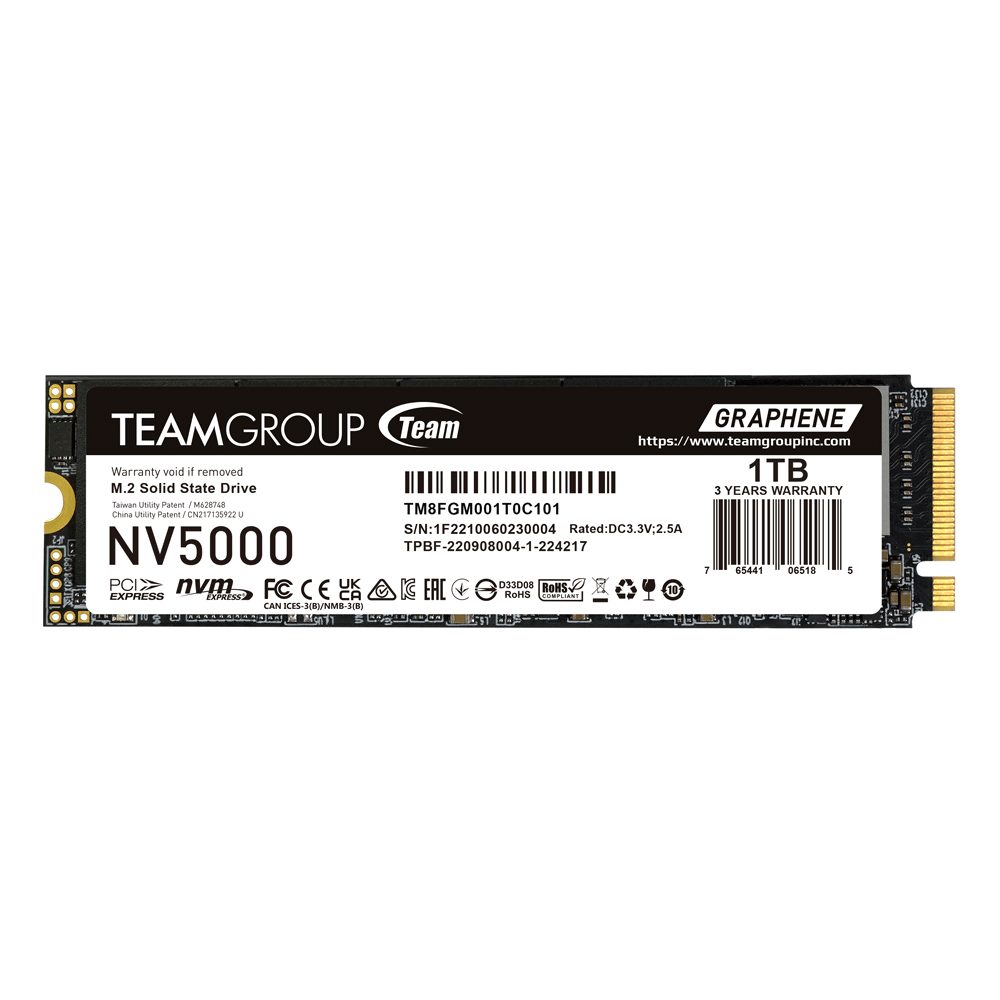Памет SSD TEAM SSD NV5000 1T M2 PCI-E