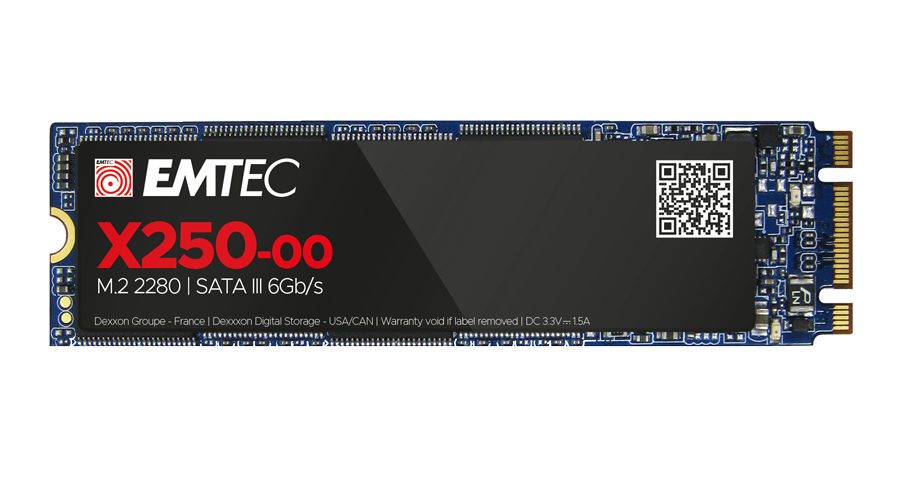Памет SSD EMTEC SSD X250 512G M2 SATA