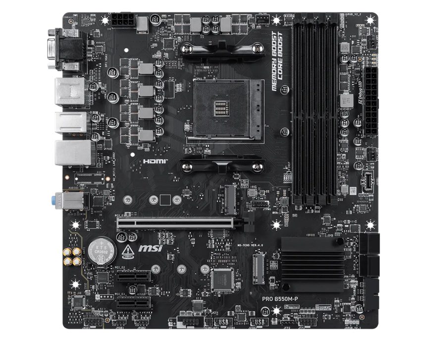 Дънна платка MSI PRO B550M-P
