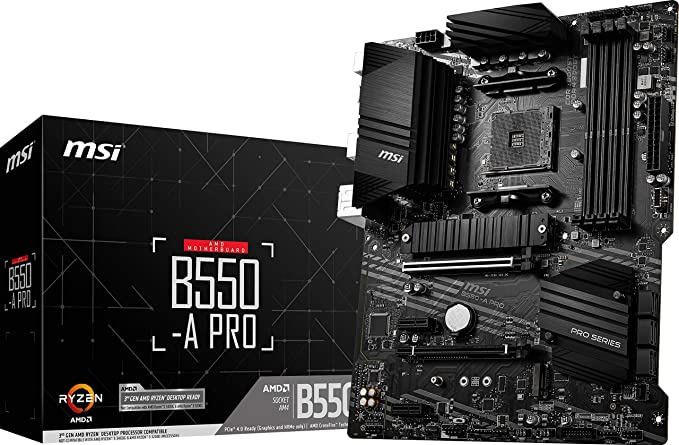 Дънна платка MSI B550-A PRO /AM4