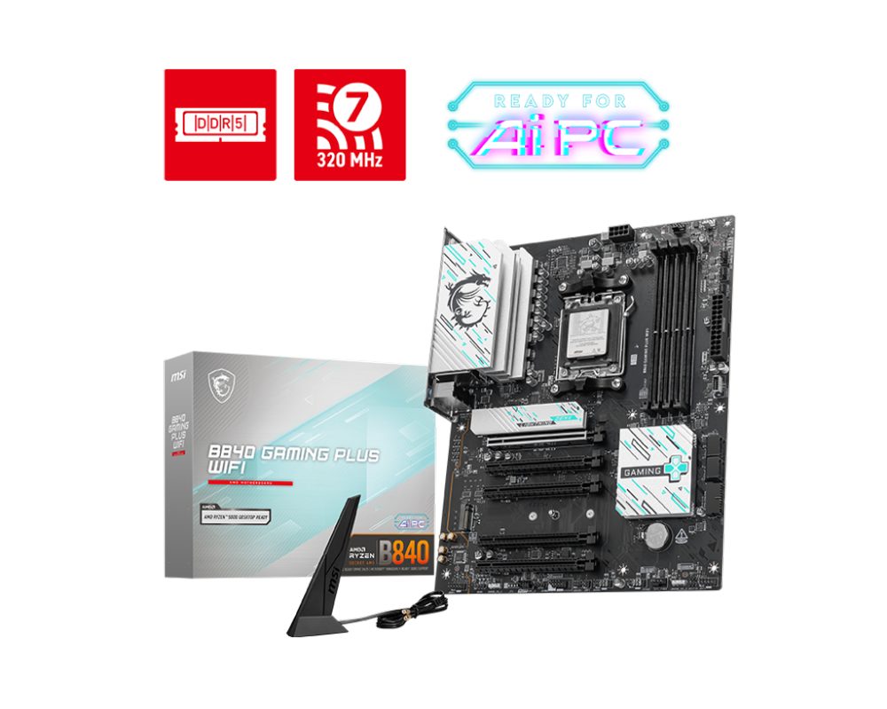 Дънна платка MSI B840 GAMING PLUS WIFI /AM5