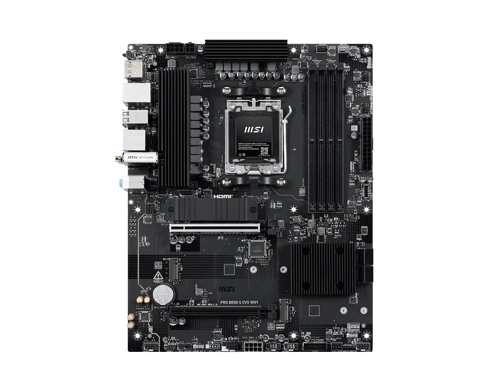 Дънна платка MSI PRO B850-S EVO WIFI