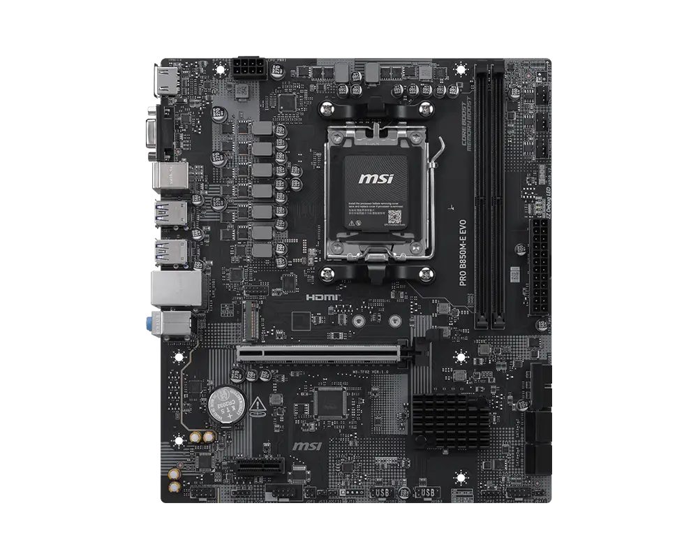 Дънна платка MSI PRO B850M-E EVO