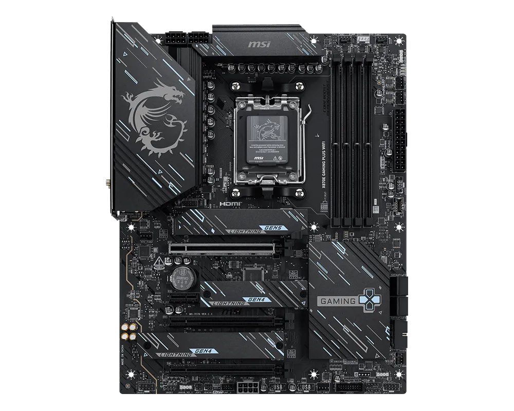 Дънна платка MSI X870E GAMING PLUS WIFI