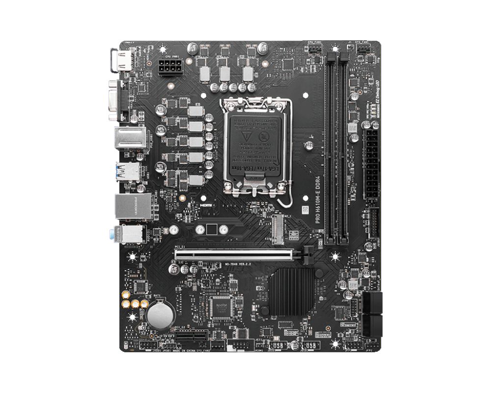 Дънна платка MSI PRO H610M-E / LGA1700