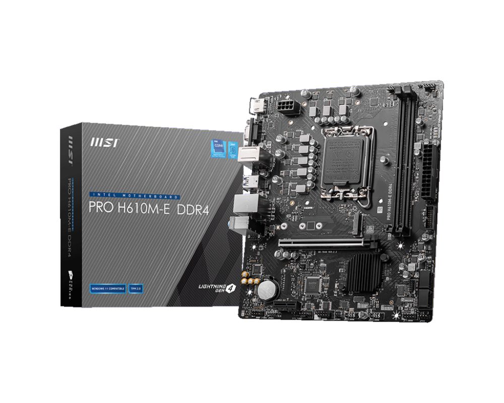 Дънна платка MSI PRO H610M-E DDR4 /LGA1700