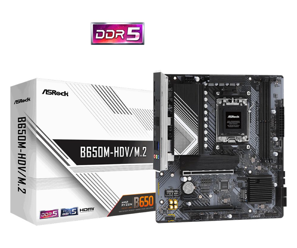 Дънна платка ASROCK B650M-HDV/M.2 /AM5