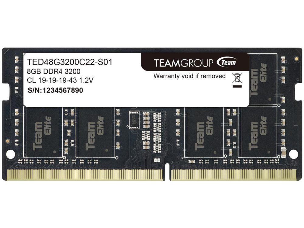Памет RAM 8GB DDR4 3200 TEAM ELITE SODIM