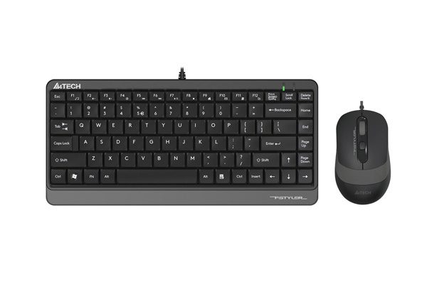 Комплект клавиатура и мишка A4 F1110 FSTYLER USB DESKT GRY