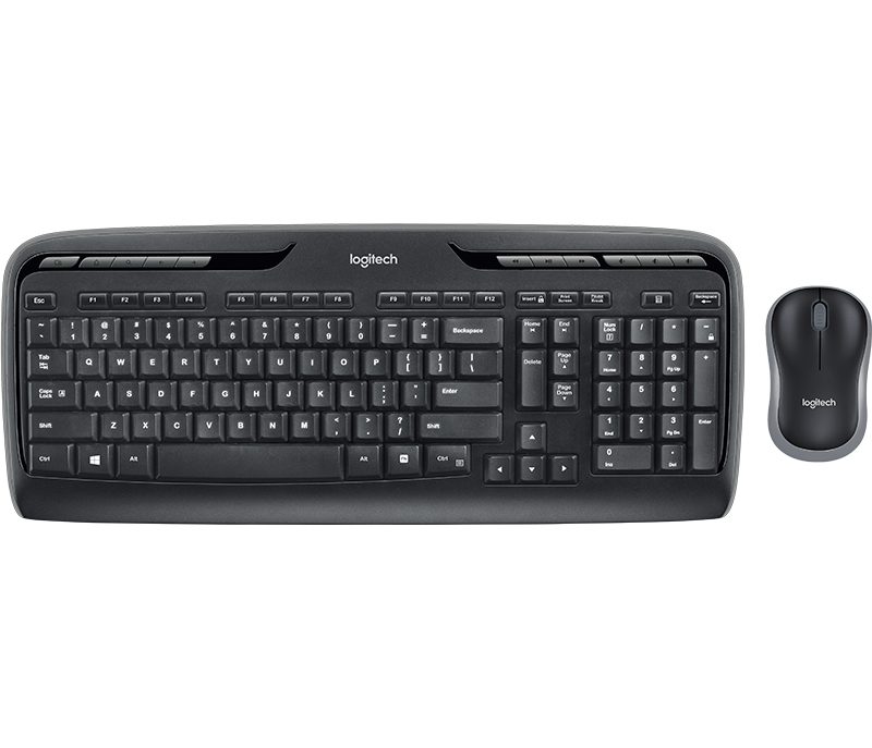 Комплект клавиатура и мишка LOGITECH MK330 WL DESKTOP BK