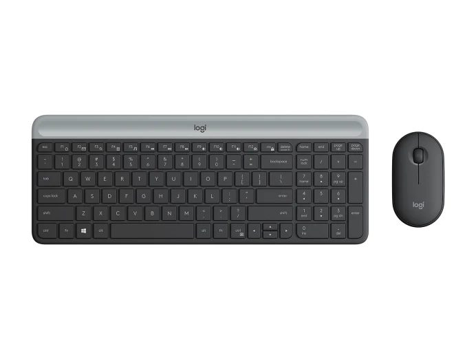 Комплект клавиатура и мишка LOGITECH MK470 WL DESKTOP SLIM
