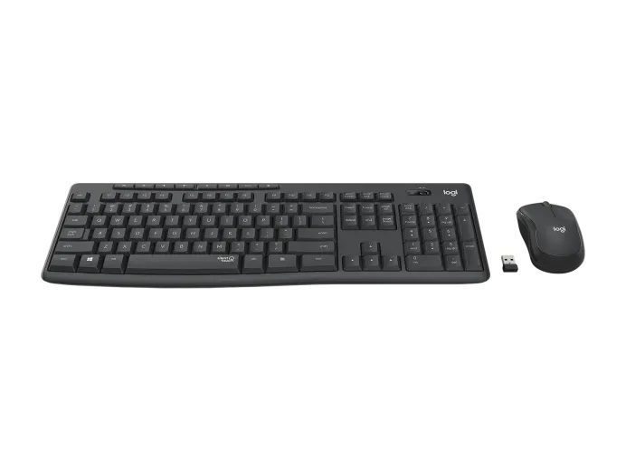 Комплект клавиатура и мишка LOGITECH MK295 WL DESKTOP BLCK