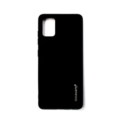 Силиконов калъф TPU Sammato Clear за Samsung A51 черен 