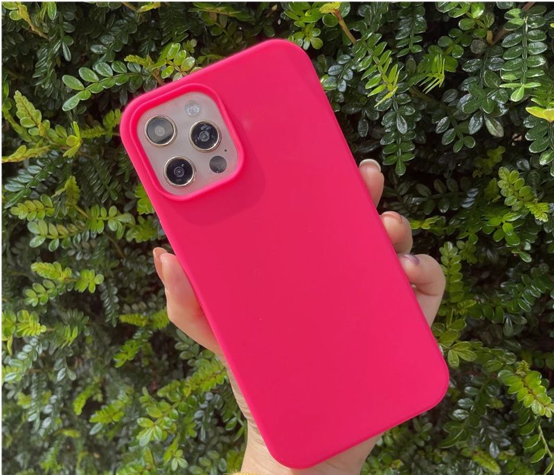Силиконов калъф /цикламен/ за Iphone 12 Pro Max