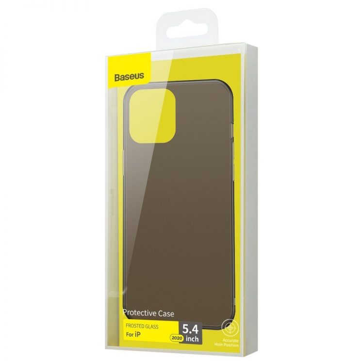 Калъф гръб за iPhone 12/12 Pro 6.1 inch BASEUS WING 2020 черен мат