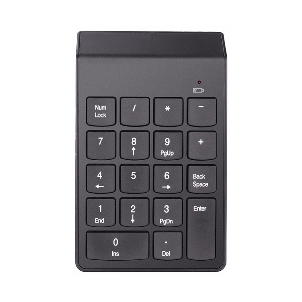 Цифрова клавиатура K1, Num pad, Безжична, Черен