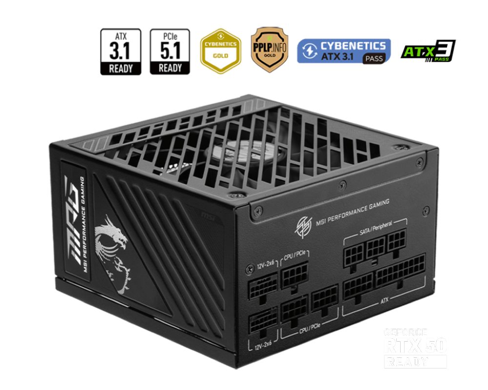 Захранващ блок PSU MSI MPG A1000GS PCIE5