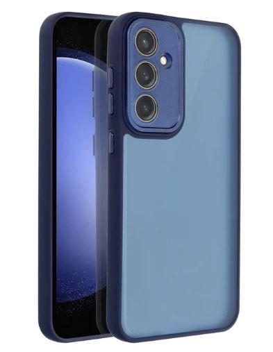 Силиконов калъф прозрачен мат Variete / Тъмносин / за Samsung A14 4G / A14 5G