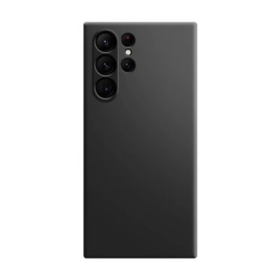 Силиконов калъф / Черен мат LUX / за Samsung S25 Ultra 