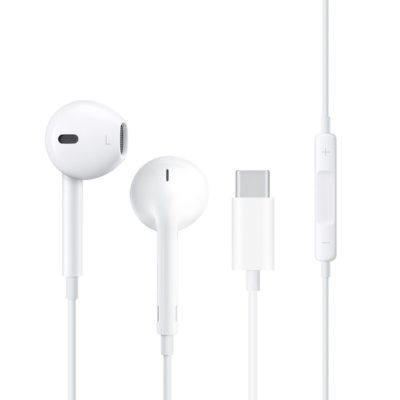Слушалки за мобилни устройства WiWu Earbuds 303, Type-C, Mикрофон, Бял