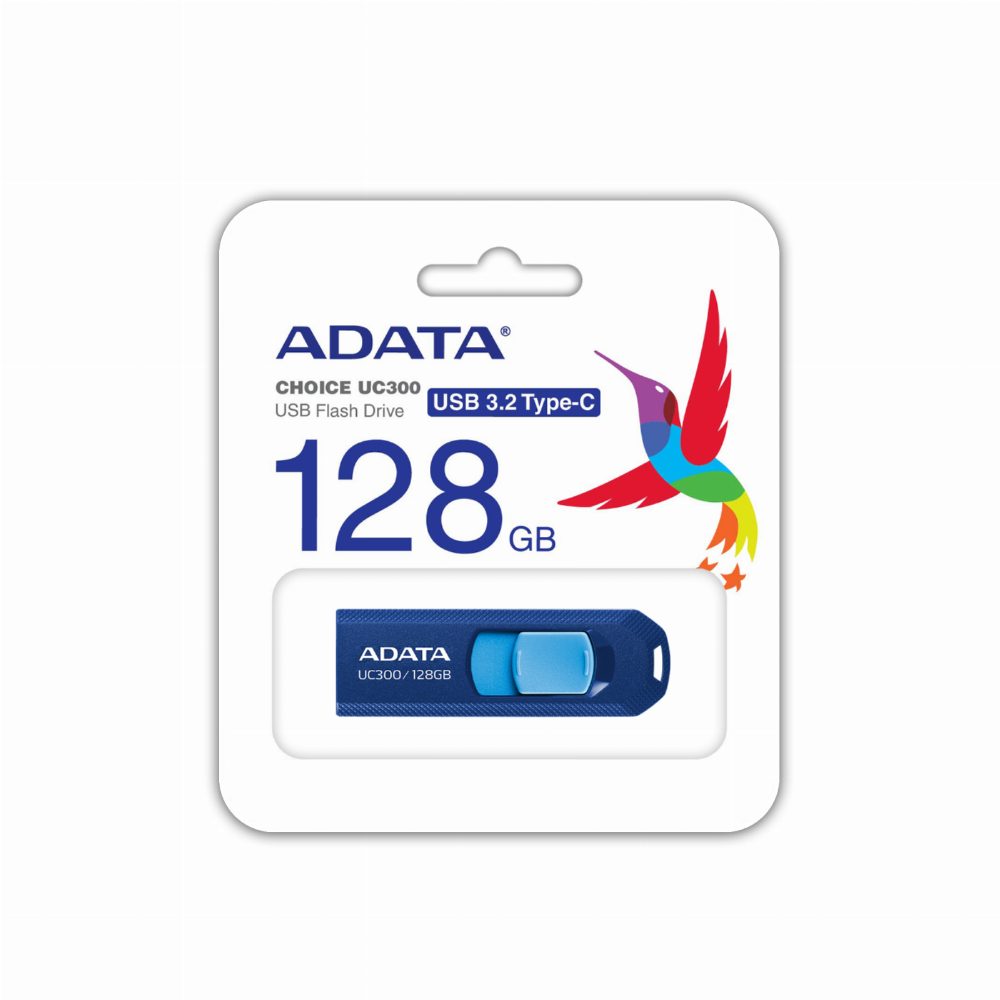 Флаш памет ADATA 128GB TYPE-C UC300 BLUE
