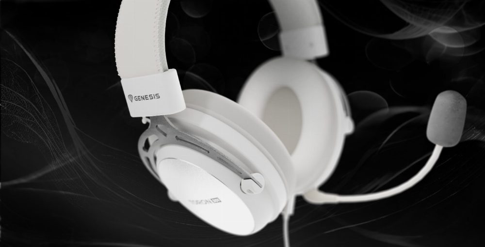 Слушалки Genesis Headset Toron 301 With microphone , White